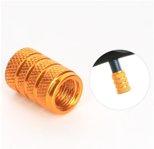 Round Knurled Bicycle Valve